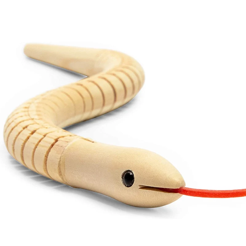 

Wooden Wiggly Snake Surprise Box Prank Gadgets Funny Things Cool Stuff Kids Toys for Girls Boys Board Game