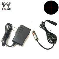 cross focusable 650nm 5mw 1235mm red laser module 12mm led ld module with 12v 1a adapter plug