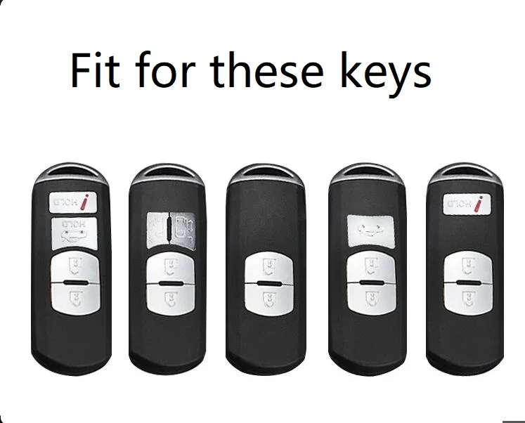 

New metal Car Remote Key Cover key Case For Mazda 2 3 6 Atenza Axela CX-5 CX5 CX 5 CX-7 CX-9 2015 2016 2017 2018 Smart key
