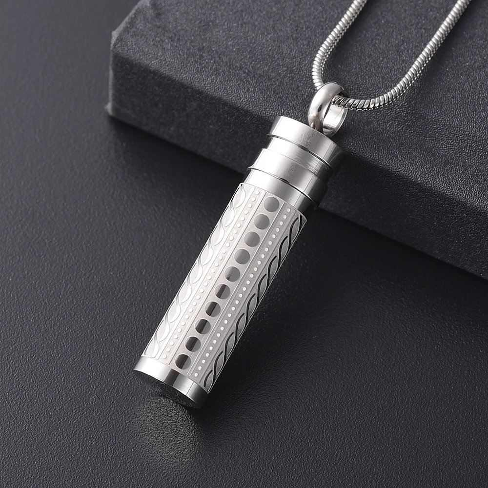 Урны для кремации цилиндрические для людей/прах питомца серебряные, золотые, розовые, золотые, черные памятные ювелирные изделия, зонтик, рандомные подвески