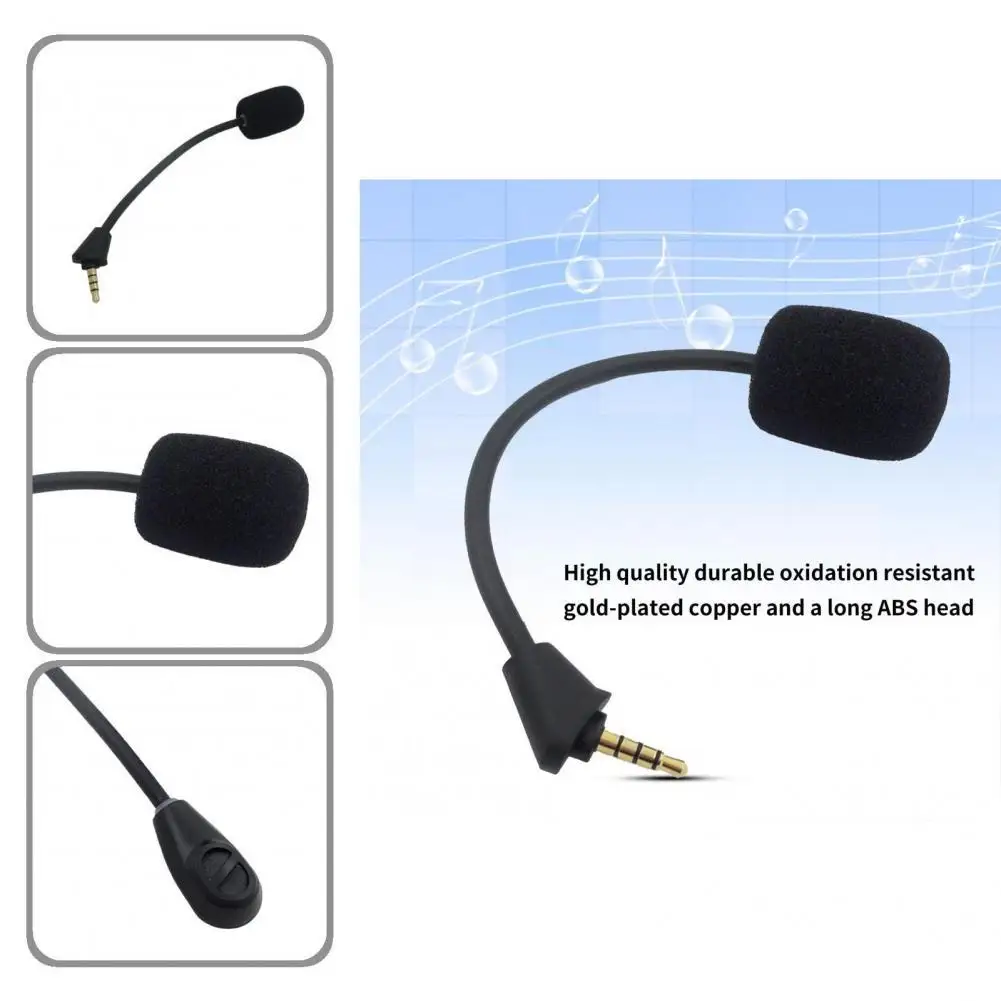 

Durable ABS Noise Reduction Replaceable Headset Mic for Kingston HyperX CLOUD II Wireless