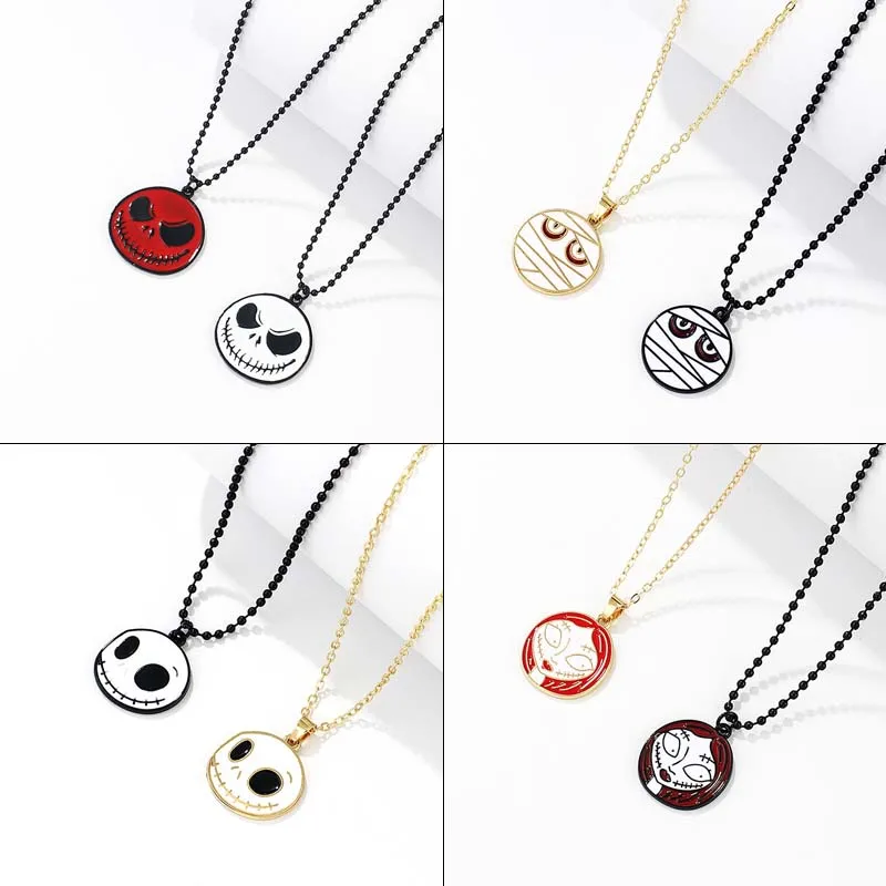 Женское Ожерелье с черепом в стиле ретро ожерелье изображением героев