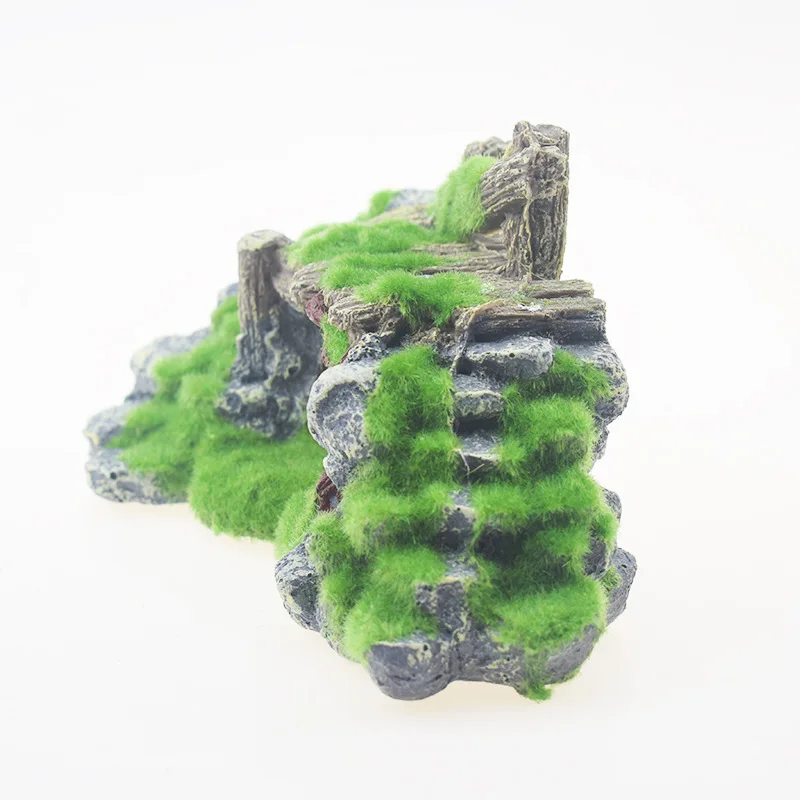 Полимерный мост для аквариума пещера игр декор орнамент ландшафт подводное