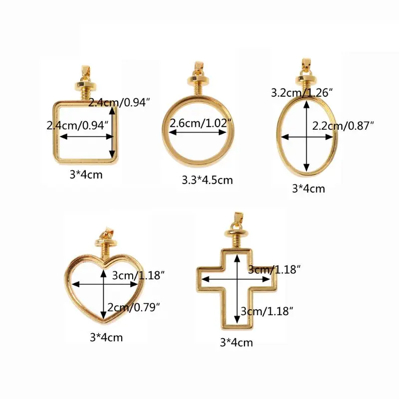 Подвеска из прессованных цветов металлическая рамка для самостоятельной сборки