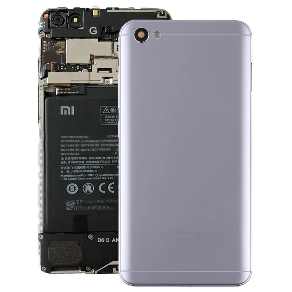 Для Xiaomi Redmi Примечание 5A Крышка батарейного отсека задняя стеклянная дверь