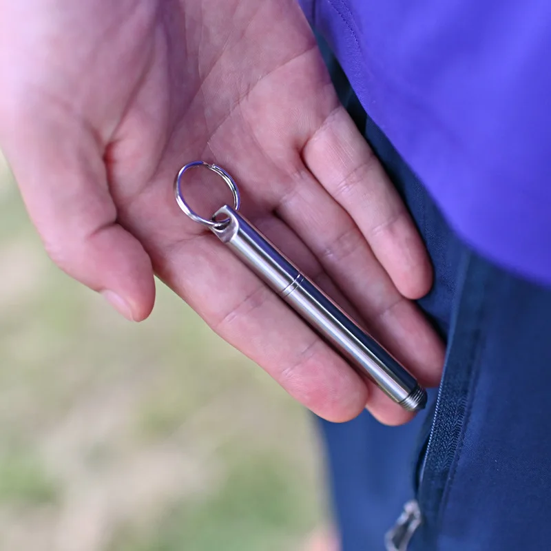 

Mini Portable Titanium Tactical Pen Multi Function Self Defense Business Pen Emergency Glass Breaker EDC Tool Gift