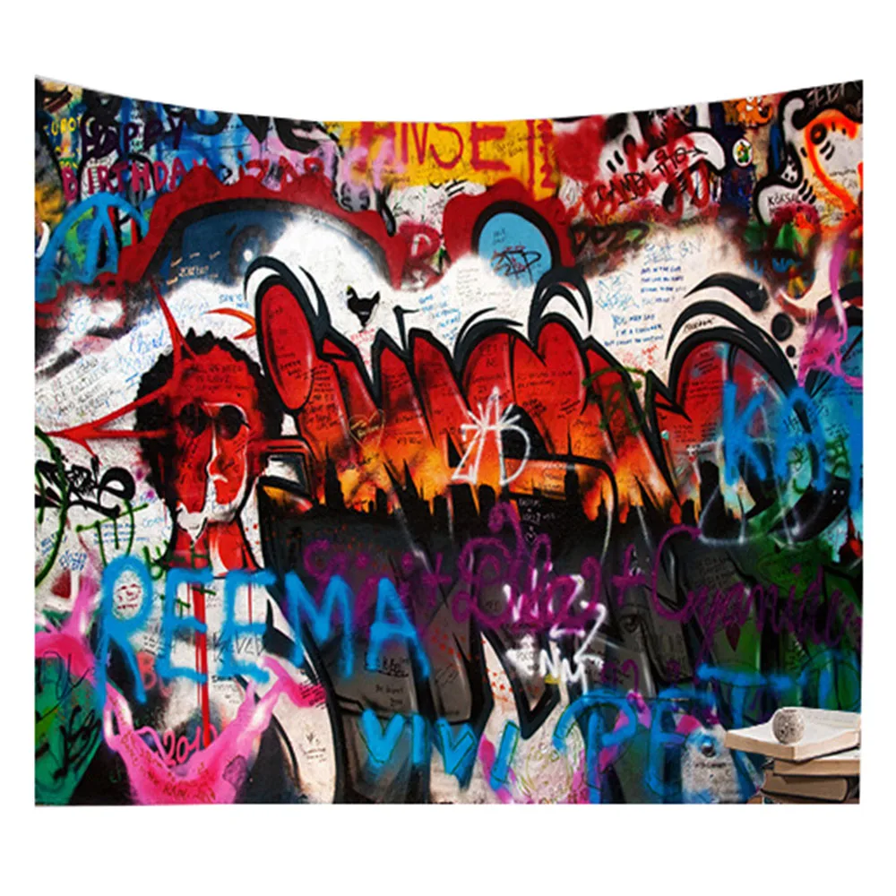 

Abstract painting mandala wall hanging gift hot sale new arrival punk beho wall carpet animal print blanket