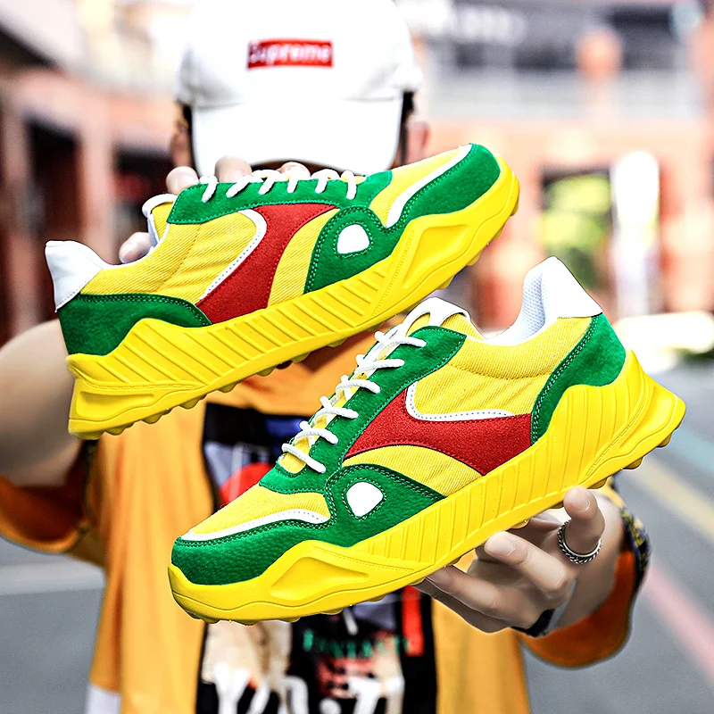 Кеды мужские Нескользящие удобные дизайнерские кроссовки Повседневная модная