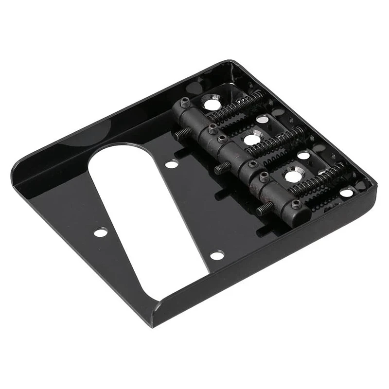 3 sattel aschenbecher brücke saitenhalter für telecaster tele elektrische gitarre schwarz free global shipping