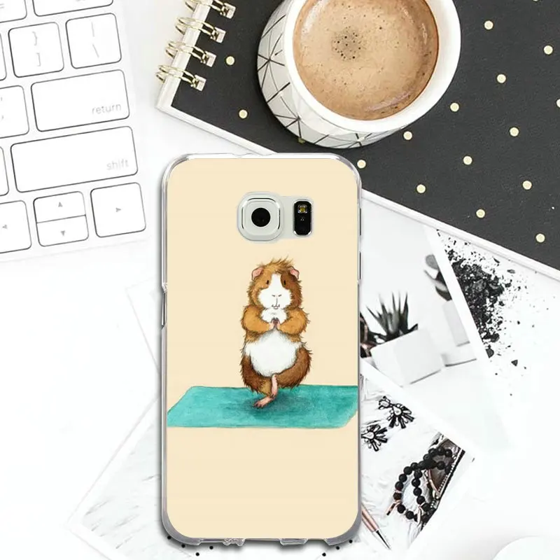 Soft Silicone TPU Cases for Samsung Galaxy Note 8 9 S2 S3 S4 S5 Mini S6 S7 S8 S9 S10 Edge Plus Lite Cute Animal Yoga Cat Hamster |