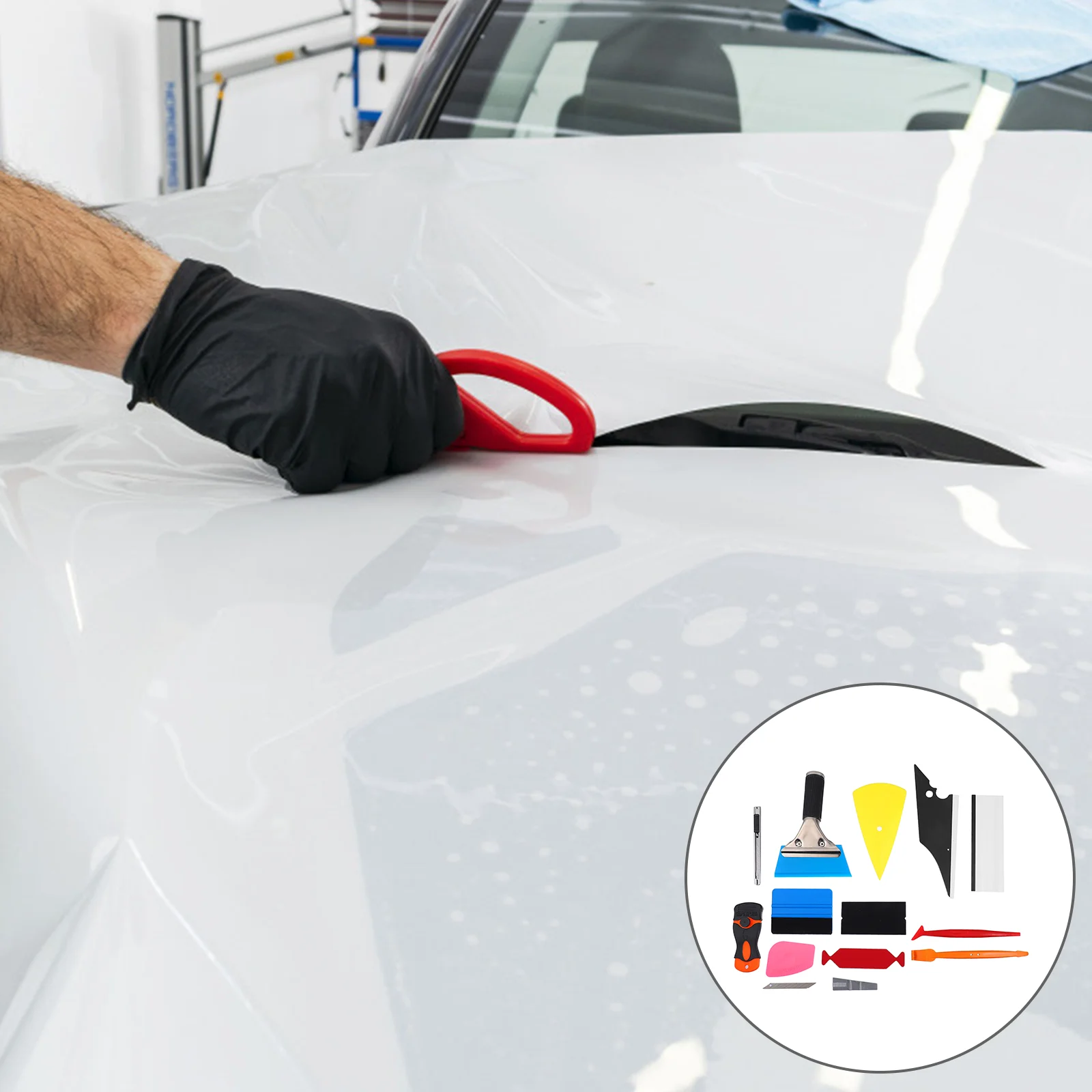 

1 компл. Автомобильная виниловая пленка, набор инструментов для установки автомобильной пленки