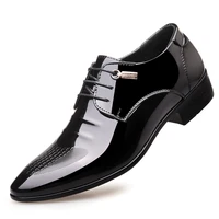 patent leather mens dress shoes oxford shoes for men business shoes zapatos de hombre de vestir formal shoes men sapato social