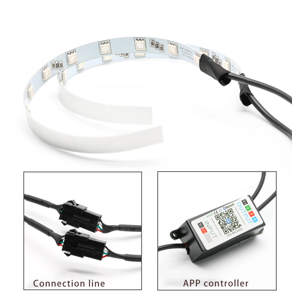 2 в 1 Автомобильные светодиодные RGB-лампы для дневных ходовых огней | Автомобили и