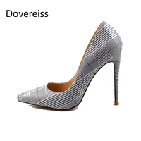 dovereiss fashion womens shoes summer new elegant slip on sexy pumps sexy office lady party shoes 33 45