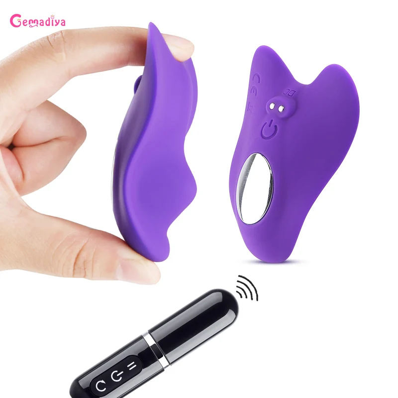 Трусики бабочка вибратор 10 скоростей вибрирующие трусики беспроводной