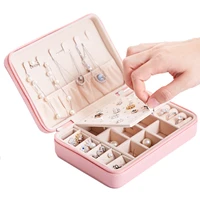 jewelry box travel comestic jewelry casket organizer makeup lipstick storage box beauty container necklace birthday gift