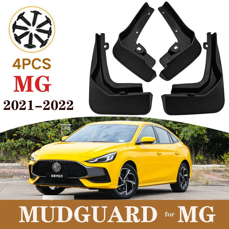 

4 PCS Front Rear Car Mudflaps for MG 5 2021- Fender Mud Guard Flaps Splash Flap Mudguards Accessories