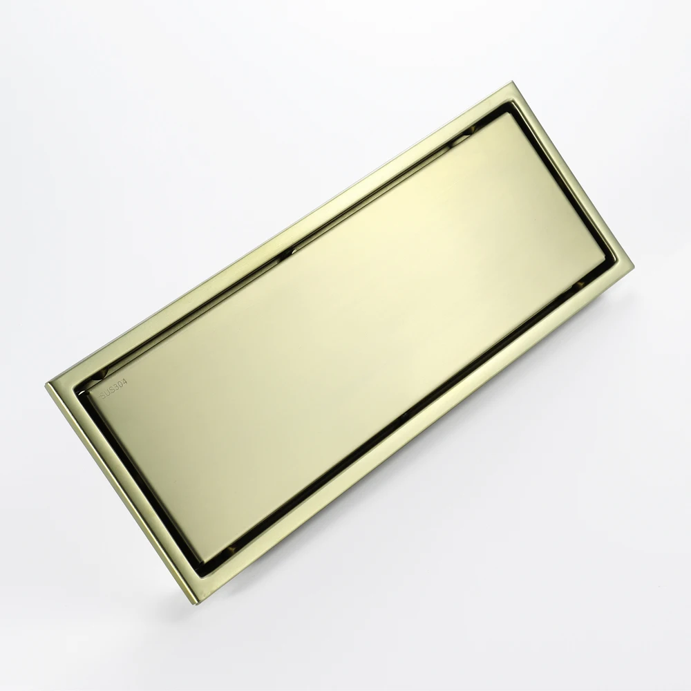 Матовая золотистая фотоплитка диаметром 30x11 см из нержавеющей стали 304 для ванной