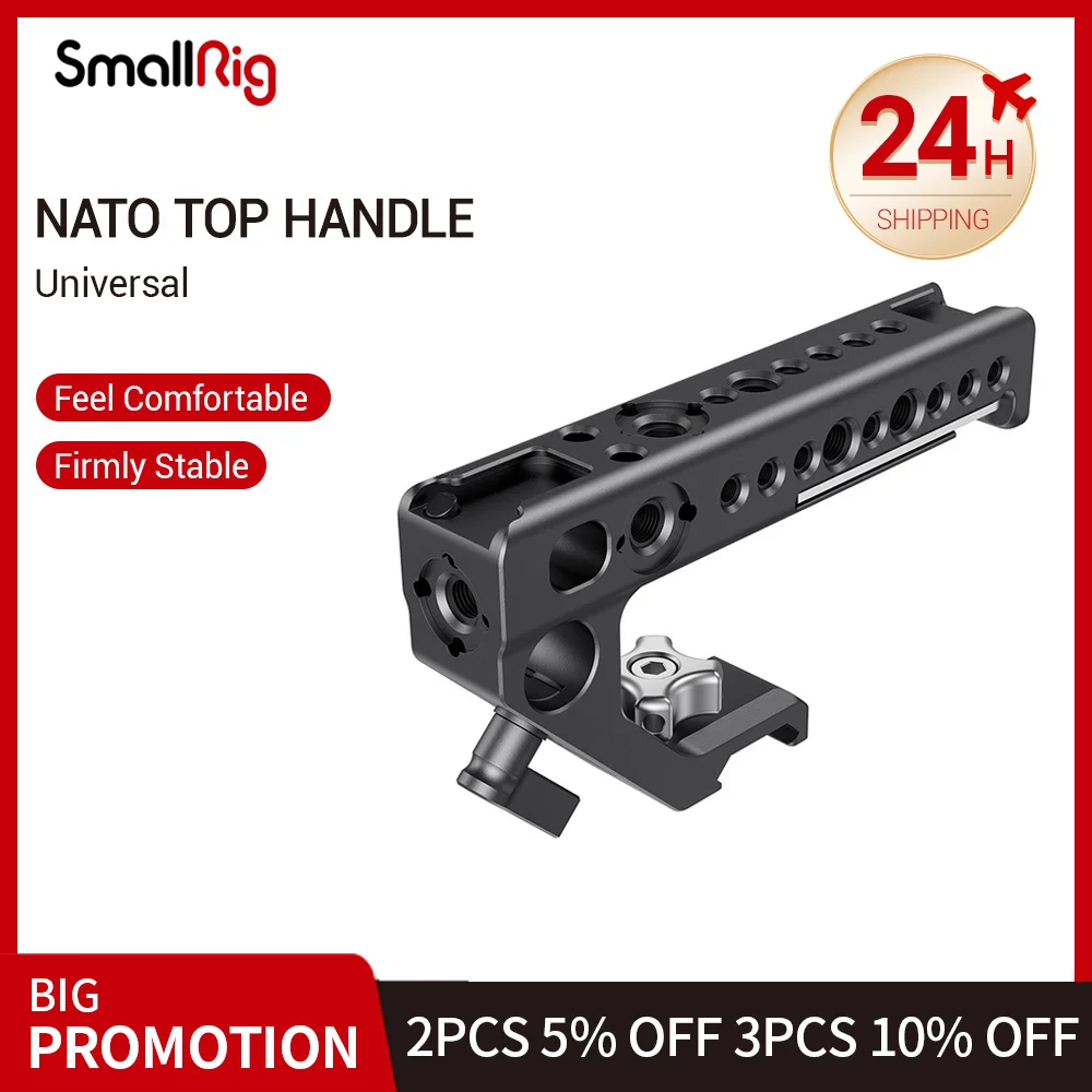 Верхняя ручка SmallRig для DSLR-камеры быстросъемная NATO Sony Nikon Canon с креплением на