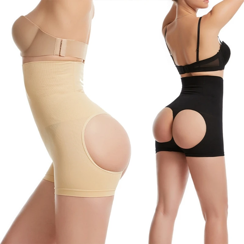 

Women High Waist Body Shaper Panties Seamless Tummy Control Sexy Butt Lifter Shapewear Thigh Slimmer Anti Curling Underpants