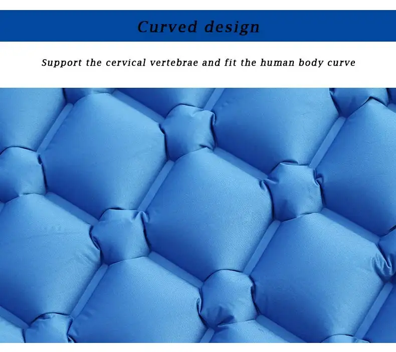 Двойной спальный коврик ульсветильник портативный матрас на 2 человек надувной