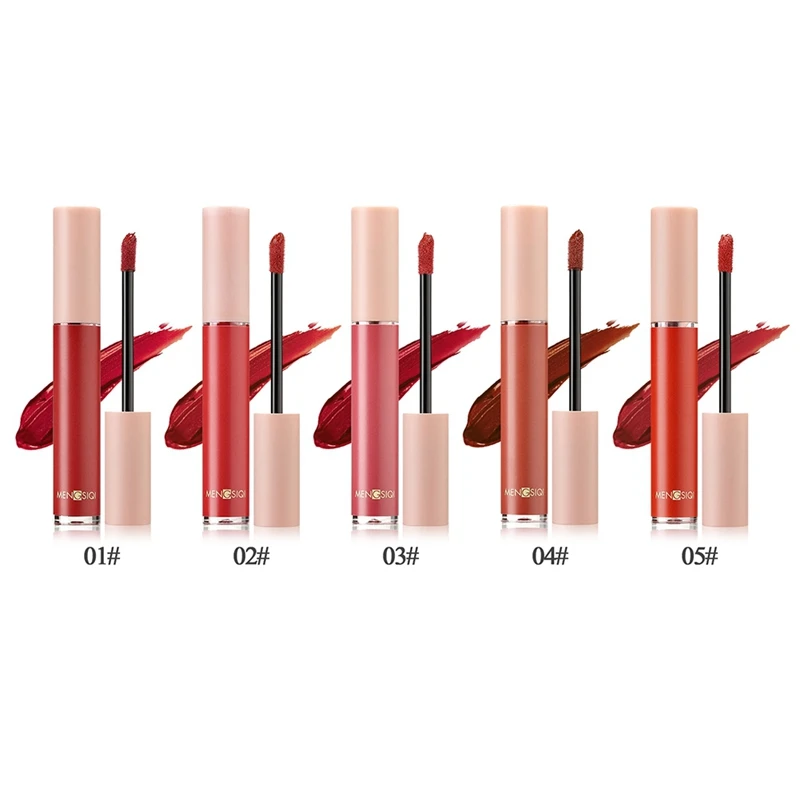 5 шт. бархатная губная глазурь с водным зеркалом увлажняющая антипригарная чашка