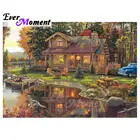 Алмазная мозаика с пейзажем, Квадратные бусины, 4Y1724