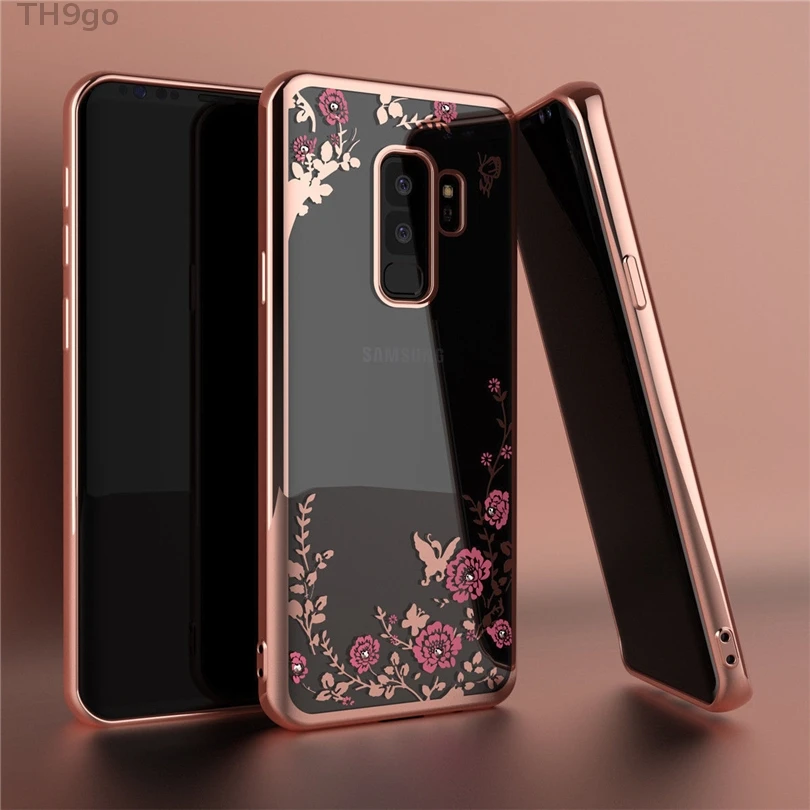 Блестящий силиконовый чехол для Samsung M10 M20 M30 A3 A5 A7 2017 A6 A8 Plus A9 2018 телефона Galaxy A10 A20 A30