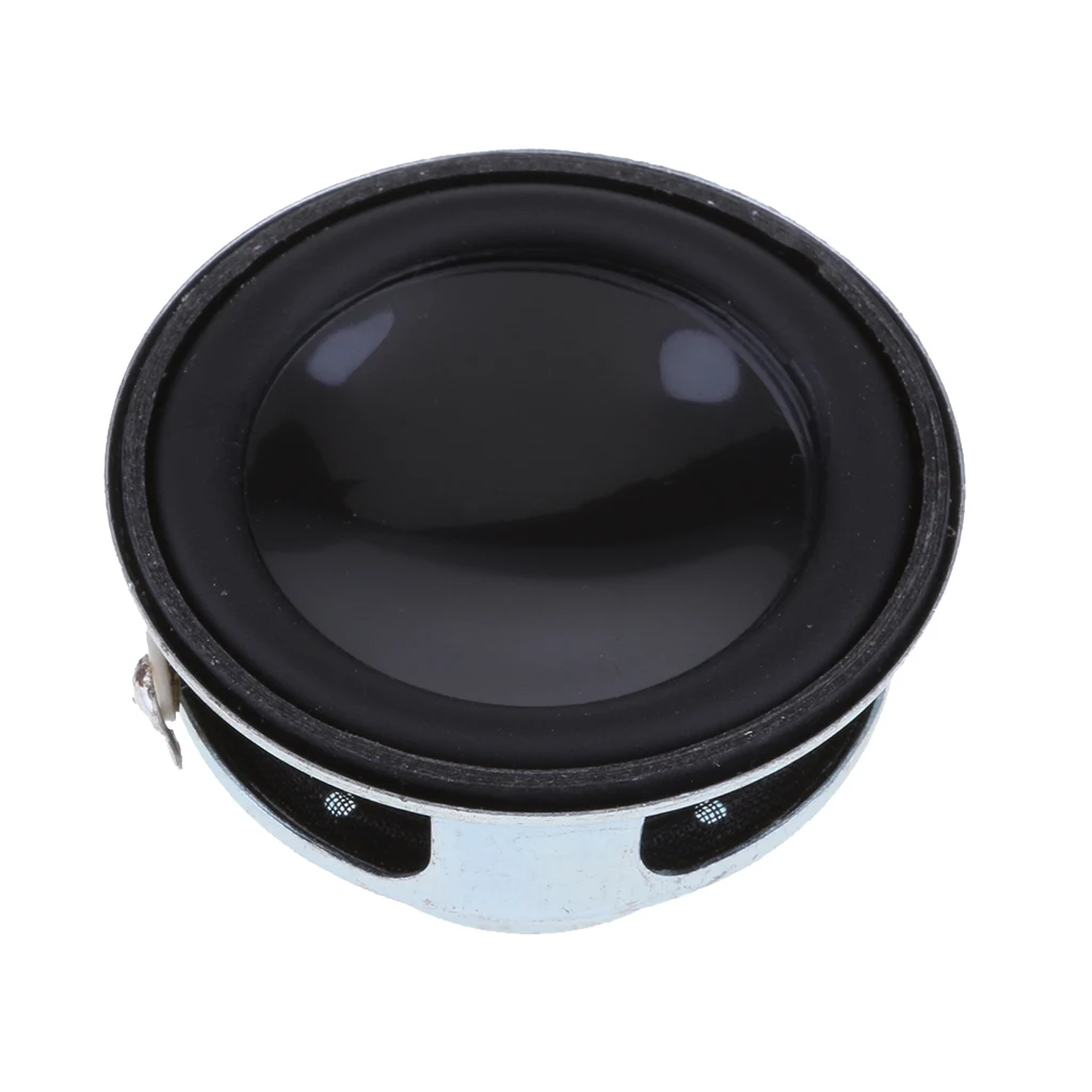 Professional 40mm 4Ohm 5W Full Range Audio Speaker PU Round Hi-Fi Stereo Sound Black | Электроника