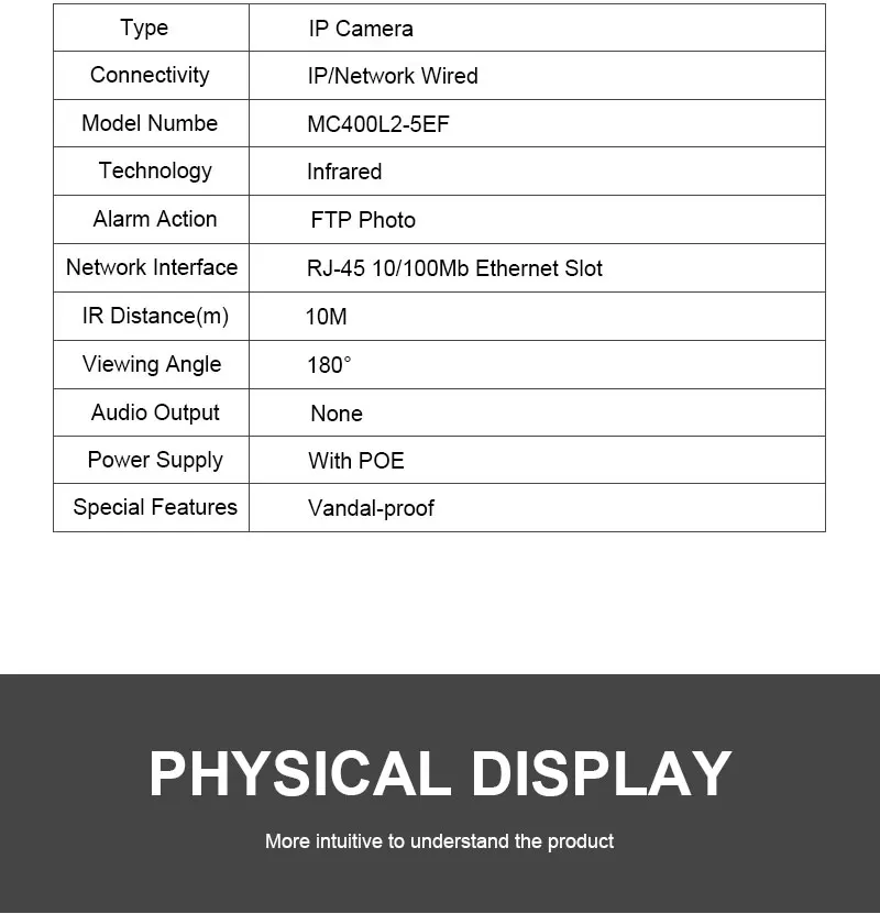 MoGood широкоугольная 5MP IP купольная камера Plug-Play с HIKVISION NVR Встроенный микрофон Поддержка HIKVISION протокол PoE IR