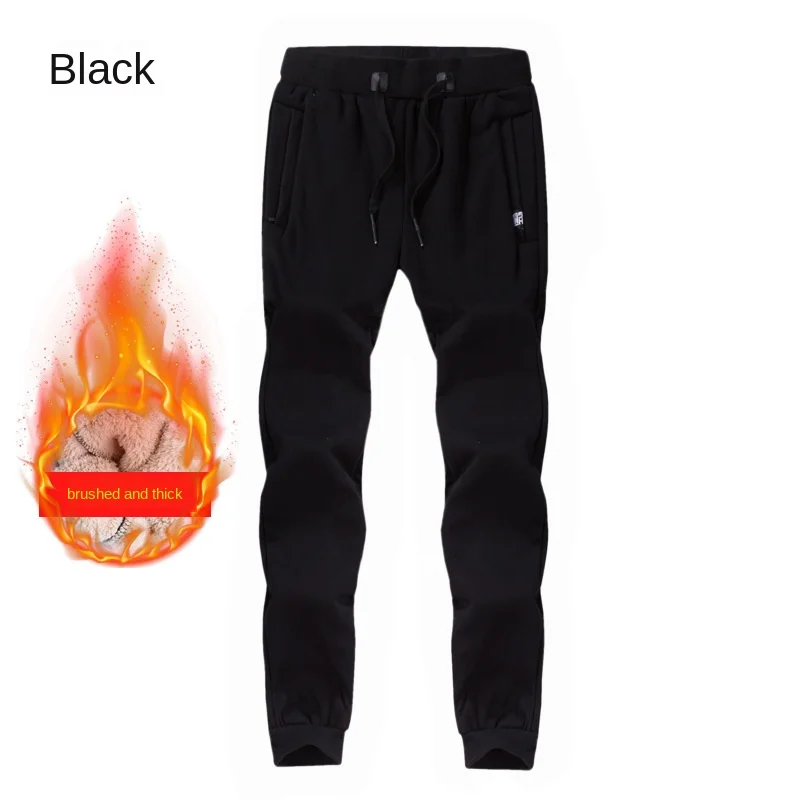 2020 новые зимние мужские теплые спортивные штаны из флиса Утепленные модные