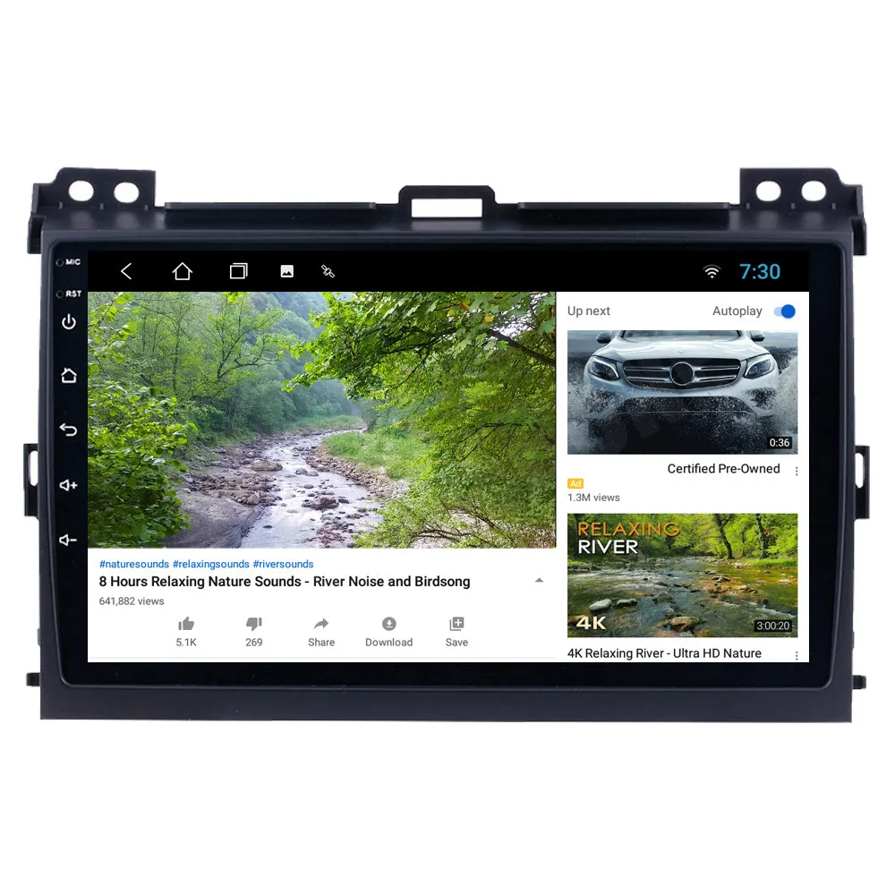 Для Toyota Prado 120 2004 - 2009 Android 10 автомобильное радио стерео GPS навигация СБ Navi медиа