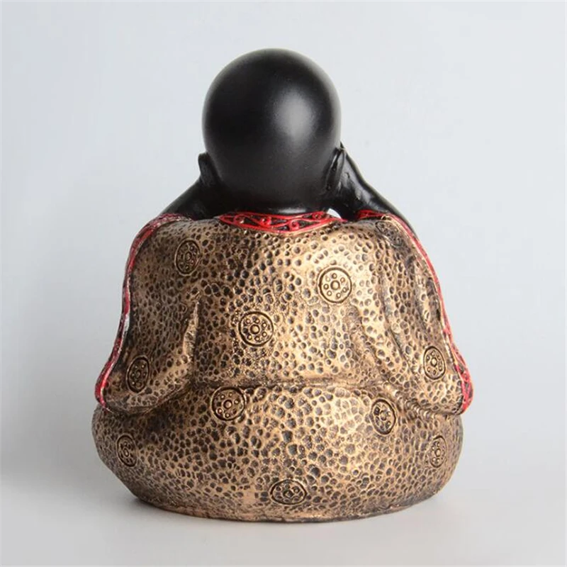 Декоративная полимерная статуя Будды в китайском стиле для украшения дома
