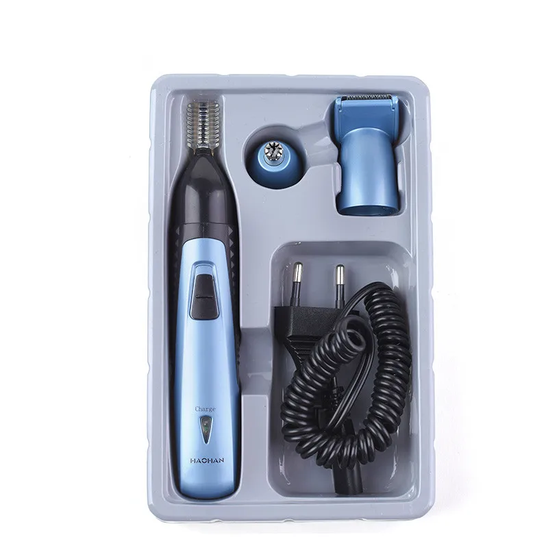 

3-in-1 Rechargeable Shaving Nose Hair Trimmer Men Electric Hair Removal Razor Beard Shaver Safety Face Care Cleaning Machine 30
