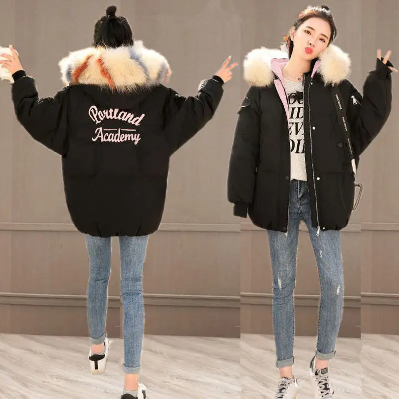 

2020 Winter Short Jacket for The Korean Version of The Down Coat Loose Thick Cotton-Padded Clothes Coat Women's Jacket Winter