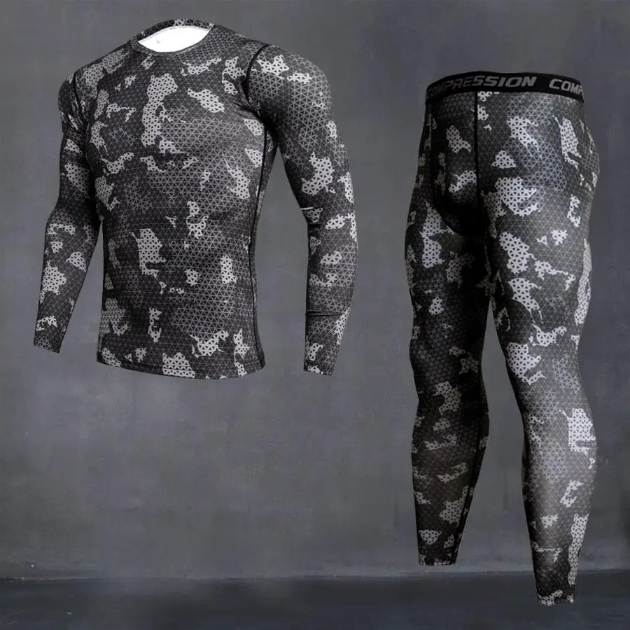 Компрессионный Спортивный Костюм 4xl колготки для футболок мужской комплект