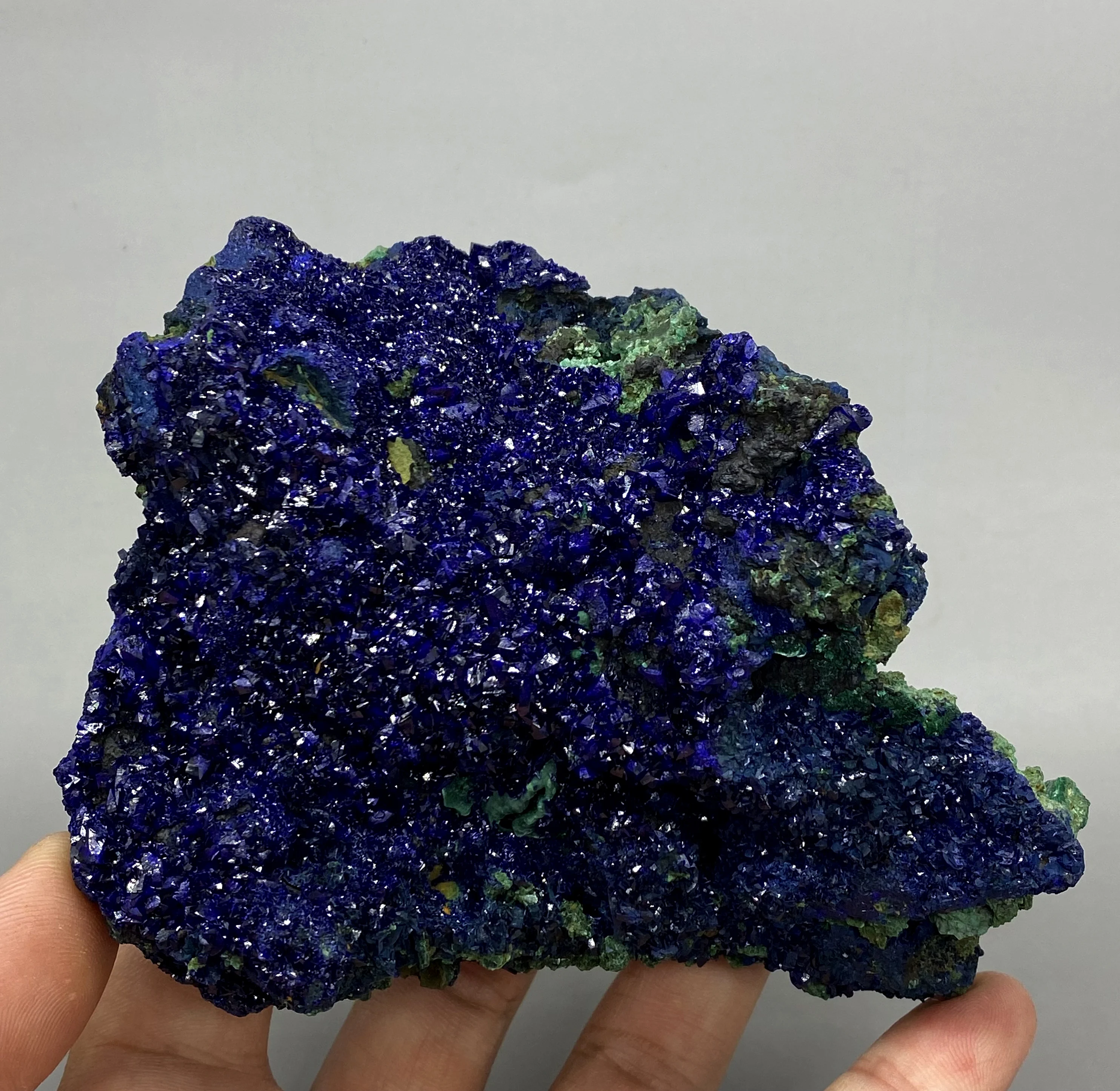 

BEST! 540g Natural shining azurite mineral specimen crystal Stones and crystals Healing crystal from China