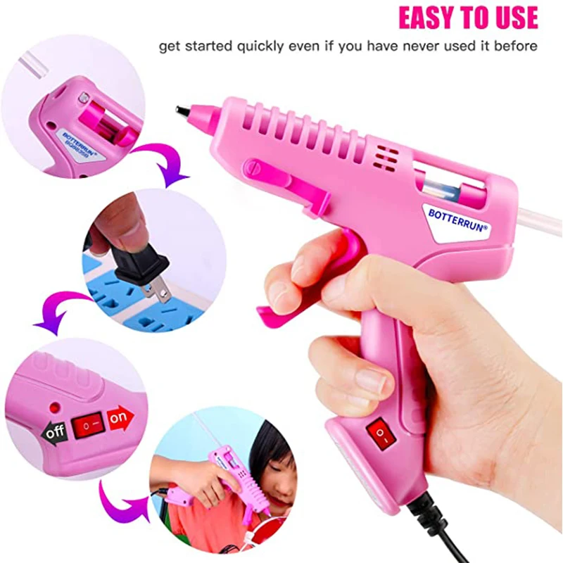 60 Вт термоплавкий клеевой пистолет Набор для ремонта температуры инструменты diy