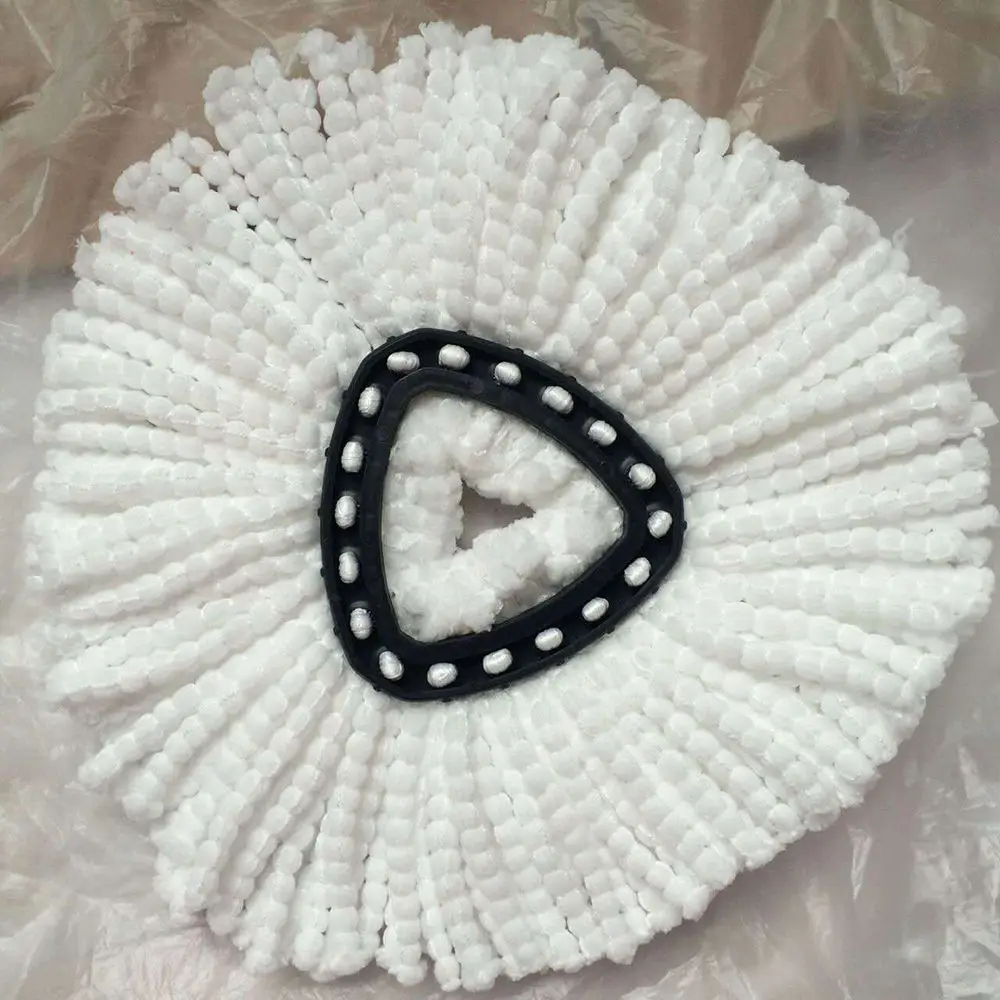 

1pc White Replacement Microfiber Mop Head 360 Rotating Easy Clean Mop Heads Replacement Household Cleaning