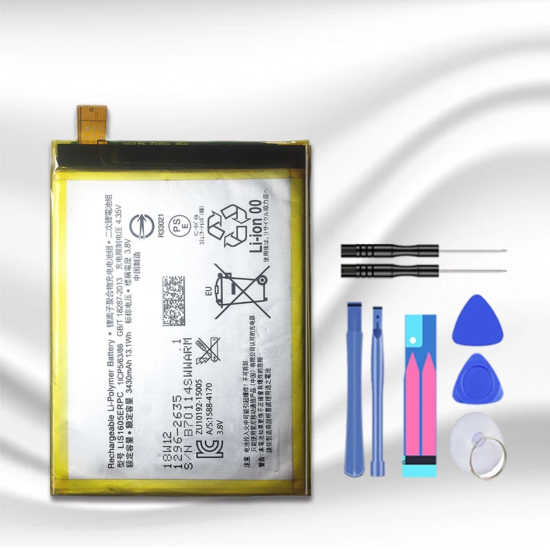Высококачественный аккумулятор 3430 мАч LIS1605ERPC для SONY Xperia Z5 Premium Z5P Dual E6883 E6853 сменные