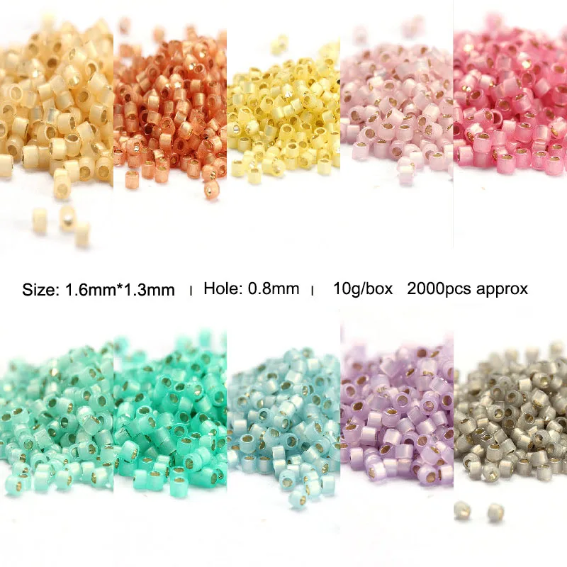 

10g (2000pcs approx) 1.6mm Charm Czech Glass Beads Spacer Seed Beads DIY Bracelet Necklace Jewelry Making Accessories