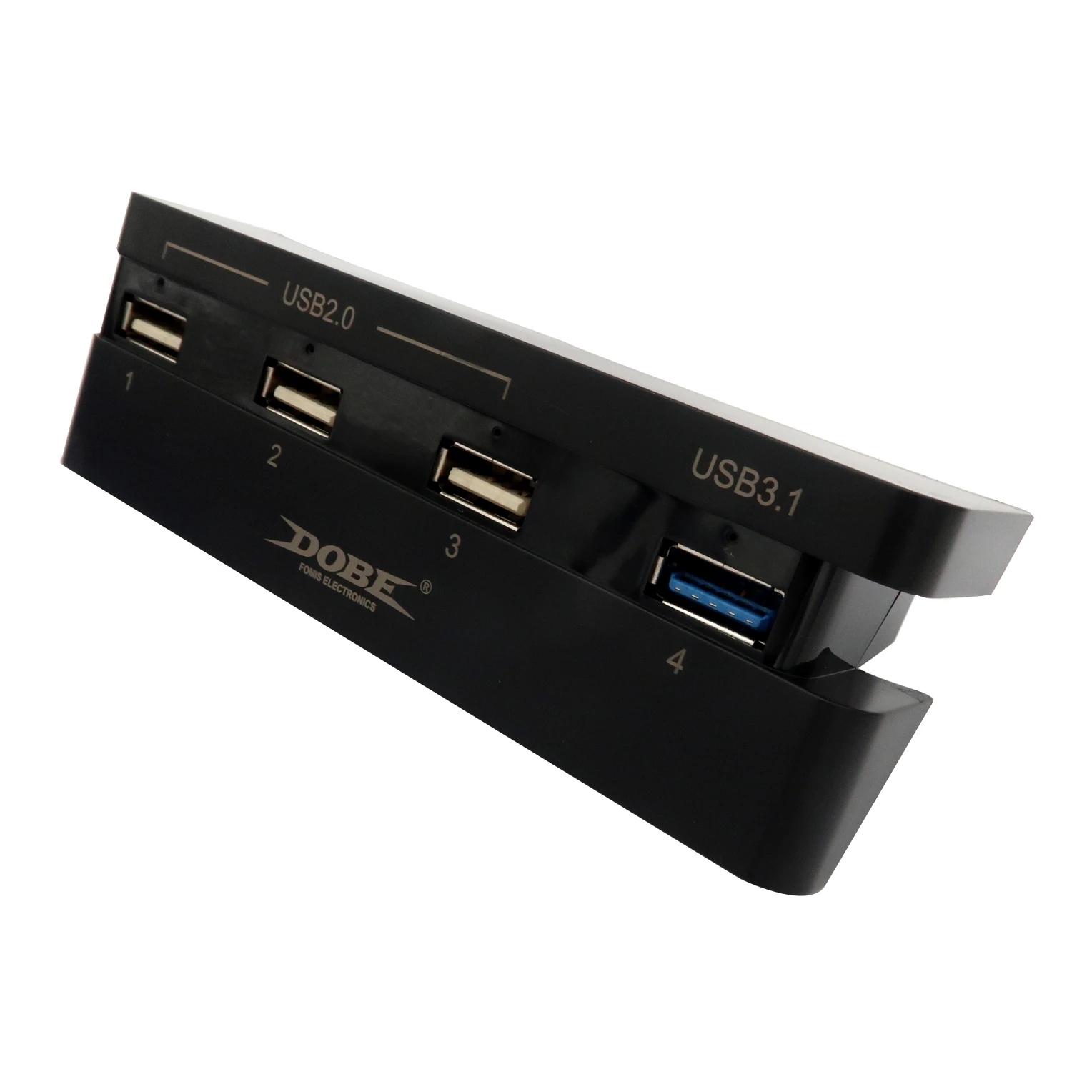 Dobe интеллигентая (ый) Вентилятор охлаждения и usb хаб для PS4 тонкий игровой консоли