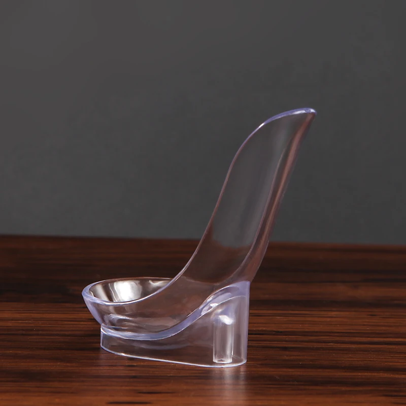 Пластиковая прозрачная ложка подставка для табачных трубок портативная стойка