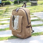 Модный рюкзак атака на Титан мужской с аниме принтом школьный рюкзак унисекс холщовый рюкзак для ноутбука атака на Титанов сумка для покупок