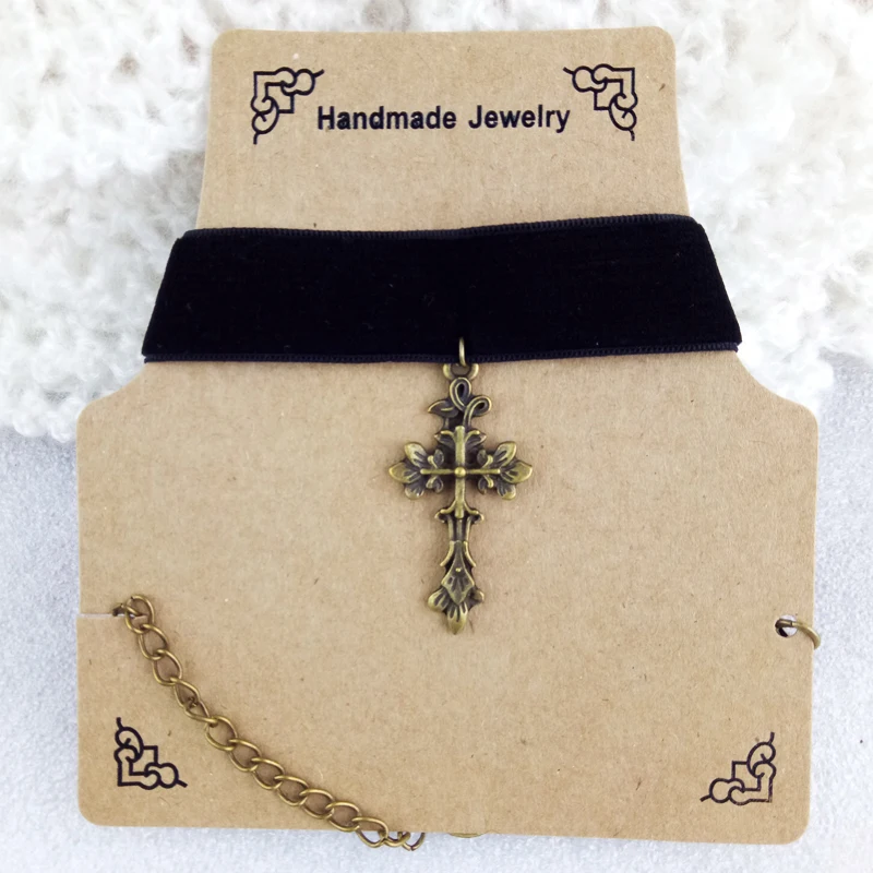 YiYaoFa ожерелье с крестом ручной работы Винтажное колье и подвеска Иисус ювелирные