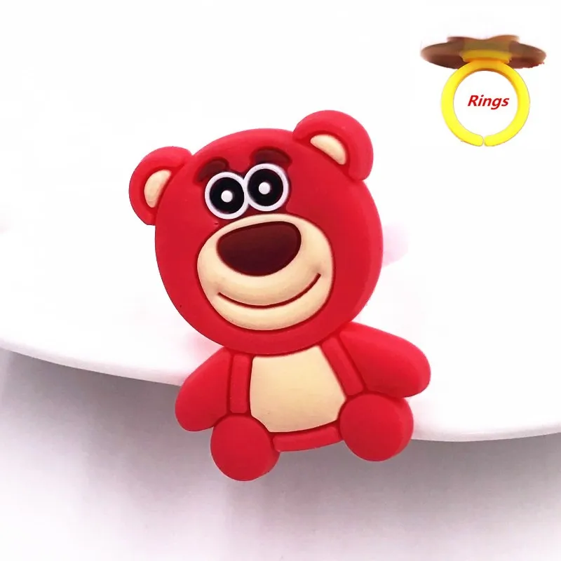 1 шт. Горячая продажа Базз свет год медведь Lotso древесный значок ПВХ палец кольца