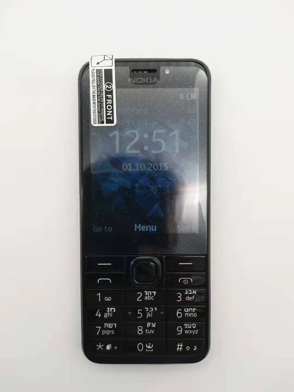 Разблокированный телефон NOKIA 230 с одной sim-картой, GSM, FM, Bluetooth, мобильный телефон и иврит, арабский, русский, клавиатура