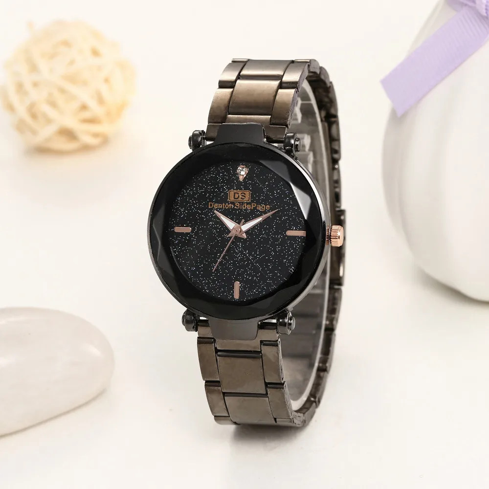 

2021 Quartz Watch Woman's High-end Blue Glass Life Waterproof Distinguished Ladies Watches Dames Horloges