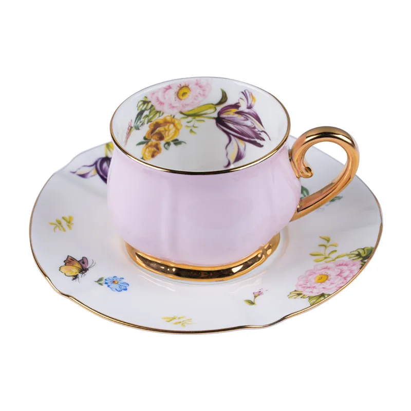 

Set Espresso Gift Coffee Cup With Saucer Simple Eco Friendly Coffee Cup Set Reusable Filizanki Do Kawy Family Drinkware BW50BD