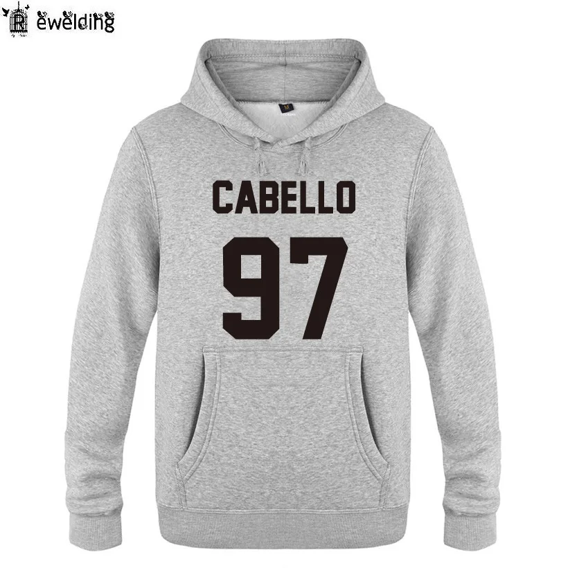 Mens Hoodies 5H Fifth Harmony Camila Cabello 97 Hoodie Men Fleece Long Sleeve Man's Sweatshirt Hip Hop Pullover Oversized Coat